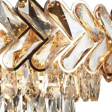 Подвесная люстра Reluce 01982-0.4-06 (220V, хрусталь, на цепи)