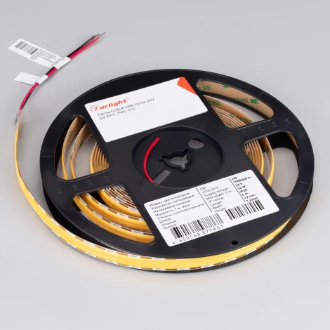 Светодиодная лента COB-X1088-12mm 24V Warm3500 (22 W/m, IP20, 5m) (Arlight, 5 лет) 046931