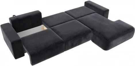 Диван угловой Лига-036 НПБ Классик Лонг правый угол Лига Диванов (Велюр) арт.127803