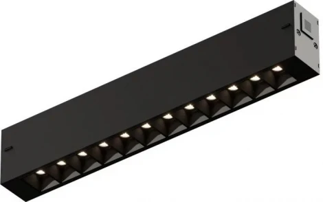 Трековый светильник Downlight однофазный 220V 9W Denkirs Simple Grill DK8101-BK (LED)