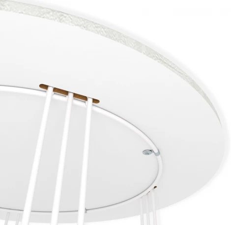 Столик кофейный Sheffilton SHT-CT32-1 белый муар/бетон лофт от фабрики Sheffilton