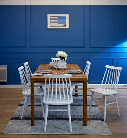 Обеденный стул La Forma (ex Julia Grup) Tressia (Белый/ ДСП,Дерево,Каучук)