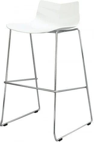 Стул барный LEAF-06 белый
