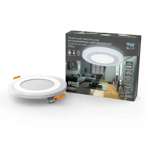 Точечный встраиваемый светильник Gauss Bubbles BL117