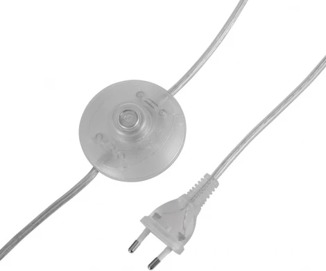 Торшер с выключателем Lumion Vermont 8274/1F никель/белый/серый, металл/керамика/ткань Е27 1*60W 220V