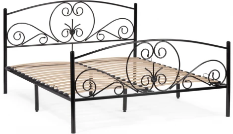 Кровать Woodville Нерика 180х200 черная