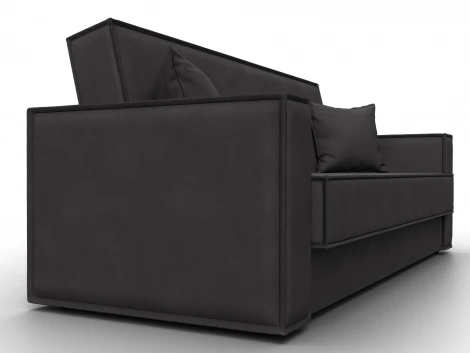 Диван-книжка Куба (ДСП,ЛДСП/Пластик/Замша/Коричневый) Лига Диванов 127460