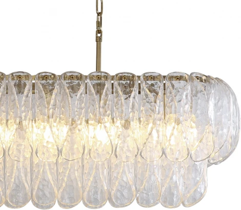 Подвесная люстра каскадная (12034/6PL Brass) Indigo Dalia V000376 (220V, на цепи)