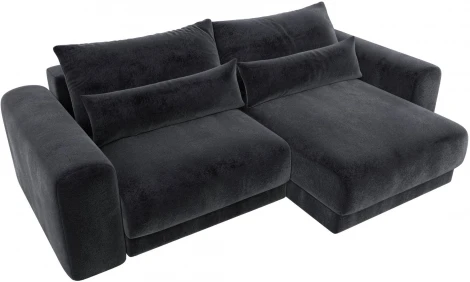 Диван угловой Лига-056 НПБ угол универсальный Лига Диванов (Велюр) арт.129153