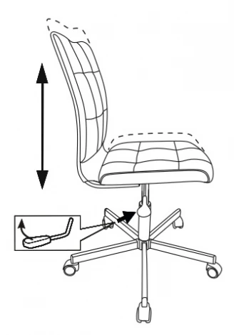 Кресло Бюрократ CH-330M белый Lincoln 100 эко.кожа крестовина металл хром