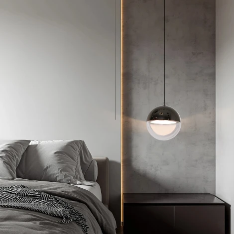 Подвесной светильник Favourite Luna 4369-1P (LED, 220V, на проводе, шар)