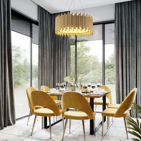 Подвесная люстра Maytoni Coliseo MOD136PL-06BS (220V, на тросе, круглые)