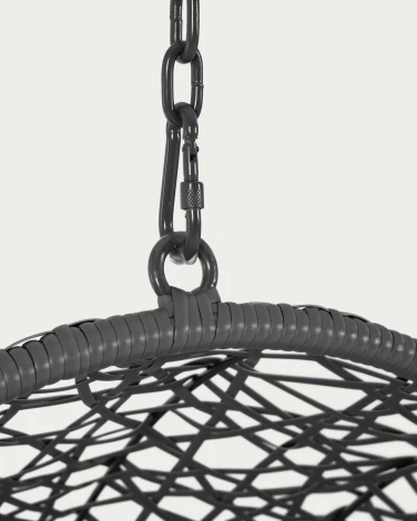 Кресло подвесное на стойке La Forma (ex Julia Grup) Florina (Серый) 156995