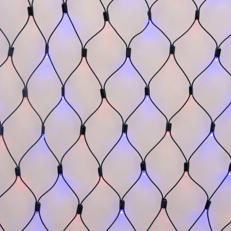 Сетка светодиодная. статическое свечение. 2x1.5м. Соединяемая. 288 светодиодов. Красно-синий свет. ULD-N2015-288/SBK RED-BLUE IP67