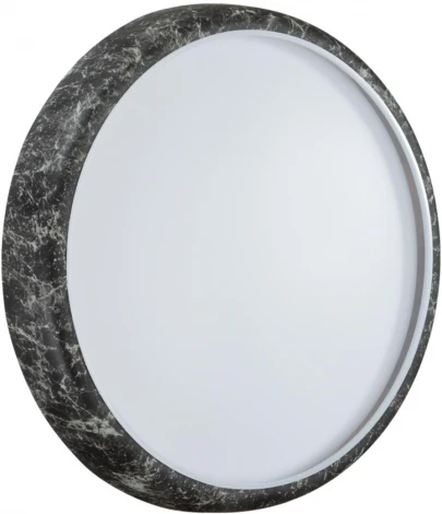 Настенно-потолочный светильник Sonex Mramo Black 7639/DL COLOR SN пластик/черн. мрамор LED 48Вт 4000K D410 IP43 (220V, круглые)