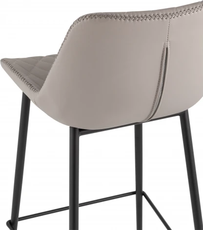 Стул барный Arch экокожа серый Stool Group арт.УТ000039351