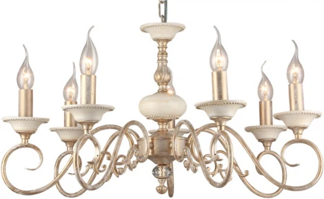 Подвесная люстра Maytoni Perla ARM337-07-R (220V, на цепи, подсвечник, свеча)