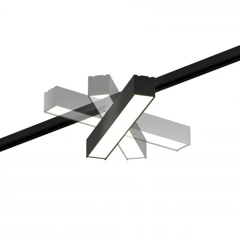 Трековый светильник однофазный светодиодный LED 20W 220V Nuvolt Bein LTL-004B