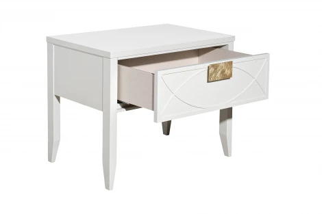 151SV-000010 Тумба прикроватная бежевая 1 ящик 60*50*40см Garda Decor