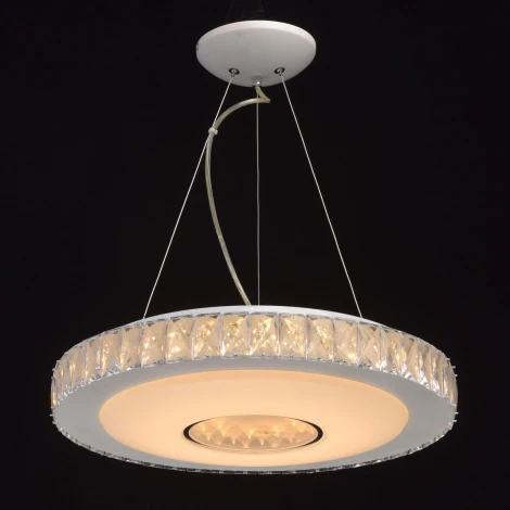 Подвесная люстра DeMarkt Фризанте 687010601 (регулировка яркости, LED, 220V, диммер, пульт управления, на тросе)