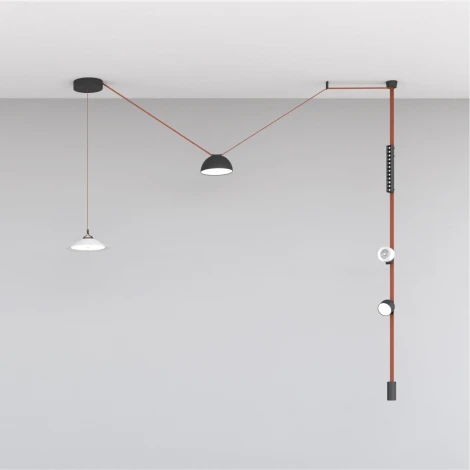 Трековый светильник Downlight 48V Denkirs Belty Grill DK5571-BK (LED)