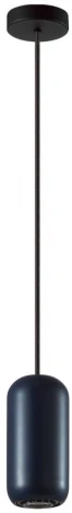 Подвесной светильник Odeon Light Cocoon 5060/1C PENDANT темн.синий/черный/металл GU10 LED 4W (220V, на проводе)
