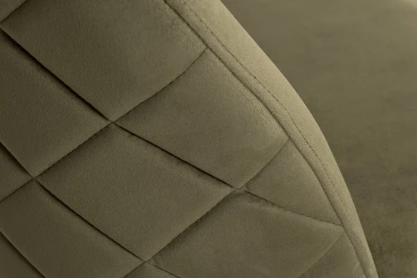 30C-30177 Стул велюр хаки, мет.ножки 50*53*77см Garda Decor