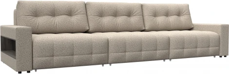 Диван прямой с полками Лига-053 НПБ Лонг Лига Диванов (Велюр) арт.128927