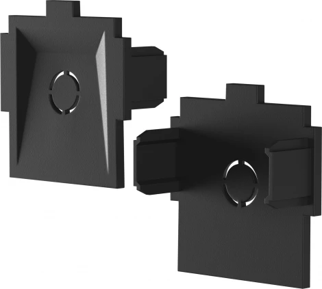 Комплект заглушек к встраиваемому шинопроводу Radity 2шт Maytoni Accessories for tracks Radity TRA084EC-12B