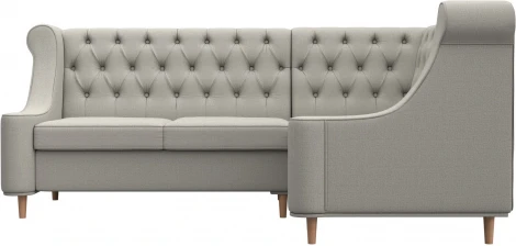 Диван кухонный угловой Бронкс правый угол (Бежевый/Рогожка) Лига Диванов арт.123978