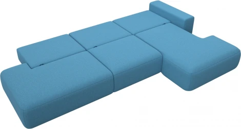 Диван угловой Лига-036 НПБ Модерн Лонг правый угол Лига Диванов (Рогожка) арт.125471