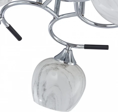 Потолочная люстра на штанге Arte Milano AMALFI-327985 327985/3 CR+BK (220V)