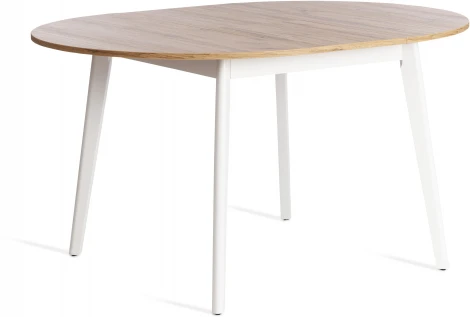 Кухонный стол Tetchair SVELTO (ЛДСП,Массив березы/Белый)