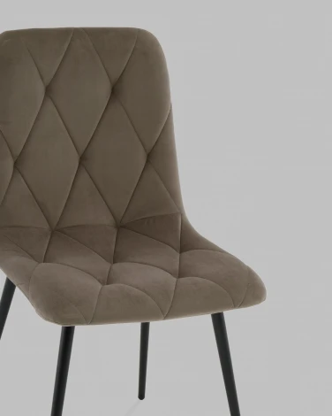 Стул Одди Diamond велюр тёмно-серый Stool Group арт.УТ000041441