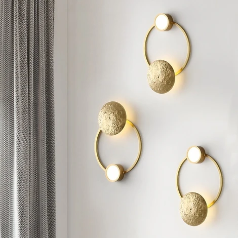 Настенный светильник (бра) Shield B ImperiumLoft Shield01 (158396-26) (LED, 220V, кольцо)