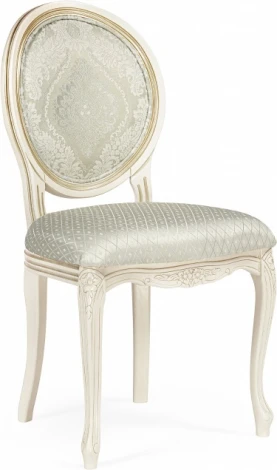 Стул деревянный Woodville Инои ткань soprano pearl / ромб / бежевое золото арт.615244