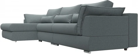 Диван угловой Пекин Long угол левый Лига Диванов (Рогожка) арт.122941L