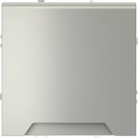 Розетка с заземлением, шторками и крышкой (сталь) Voltum S70 VLS040305