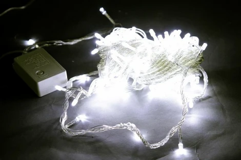 Гирлянда светодиодная с контроллером 10 м Sneha A-001 LED WT