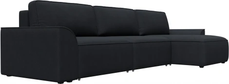 Диван угловой Лига-048 НПБ лонг Лига Диванов (Замша) арт.128504