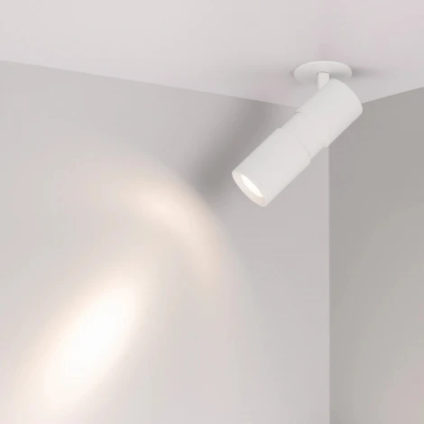 Встраиваемый спот LGD-ARTEMIS-BUILT-FLAP-R55-12W Warm3000 (WH, 8-80 deg, 230V) (Arlight, IP20 Металл) 051797 (LED)