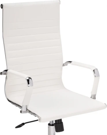 Компьютерное кресло Woodville Reus pu white / chrome