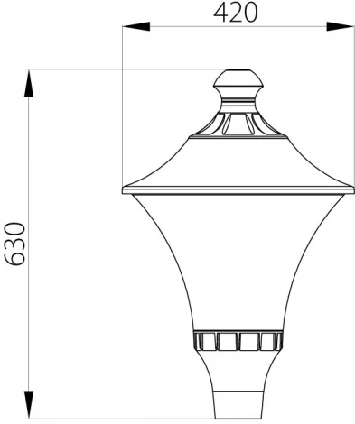 Наземный уличный светильник светодиодный IP65 Natural Concepts Dwell NC-005008-48W-SB (220V)