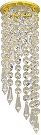 Встраиваемый светильник хрустальный Dio D'Arte Osimo Gold GU10.5.14.8.111 G (220V, круглые)