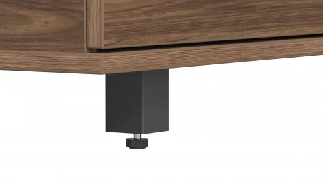 Стол рабочий универсальный Калифорния Хардвиг 1200 ЛДСП Орех темный 3997061201