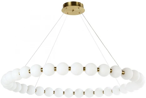 Подвесная люстра Favourite Gubbare 4014-10P (LED, 220V, на тросе, шарики, бусы)