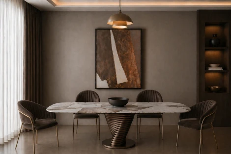 Стол обеденный керам.столешница 240*120*76см Garda Decor 169DT-01009