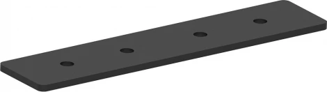 Соединитель прямой для низковольтного шинопровода, черный Feron LD2000 41975