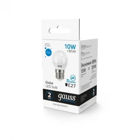 Лампочка светодиодная Gauss Elementary 53230