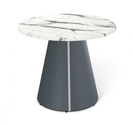 Стол Sheffilton SHT-TU89/TT46 90 антрацит/серый/белый мрамор 4939769602